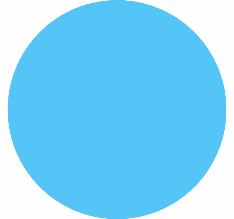 Rullegardin blå himmelblå - Tenstickers