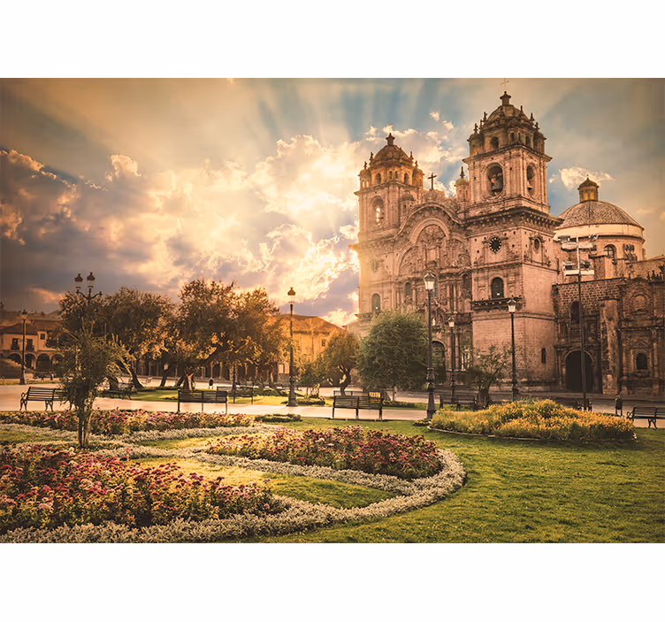 Rullegardin stue cusco i andesfjellene - Tenstickers
