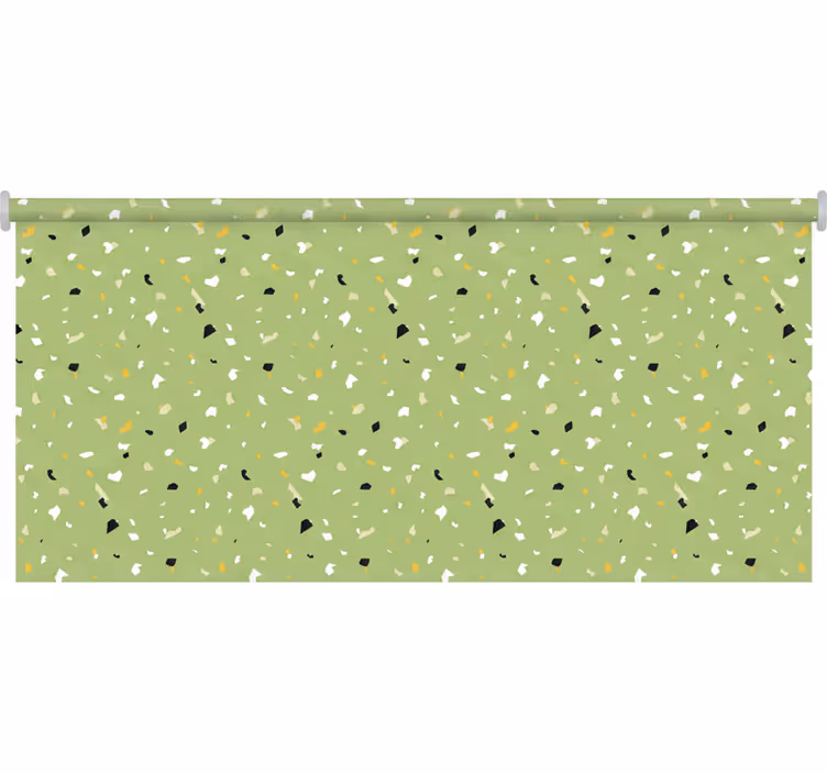 Rullegardin grønn terrazzo - Tenstickers