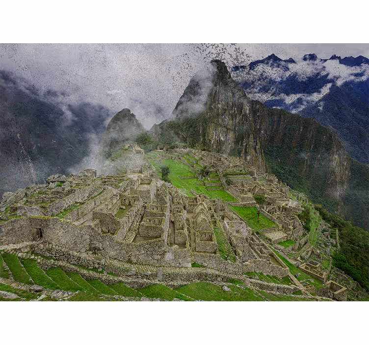 Rullegardin stue machu picchu - Tenstickers