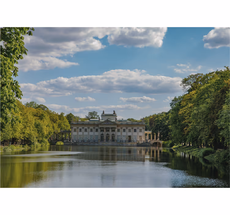 Rullegardin stue Łazienki park i warszawa - Tenstickers