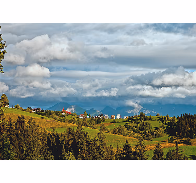 Rullegardin stue tatry landskap - Tenstickers