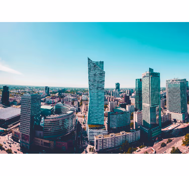 Rullegardin stue warszawa om dagen - Tenstickers