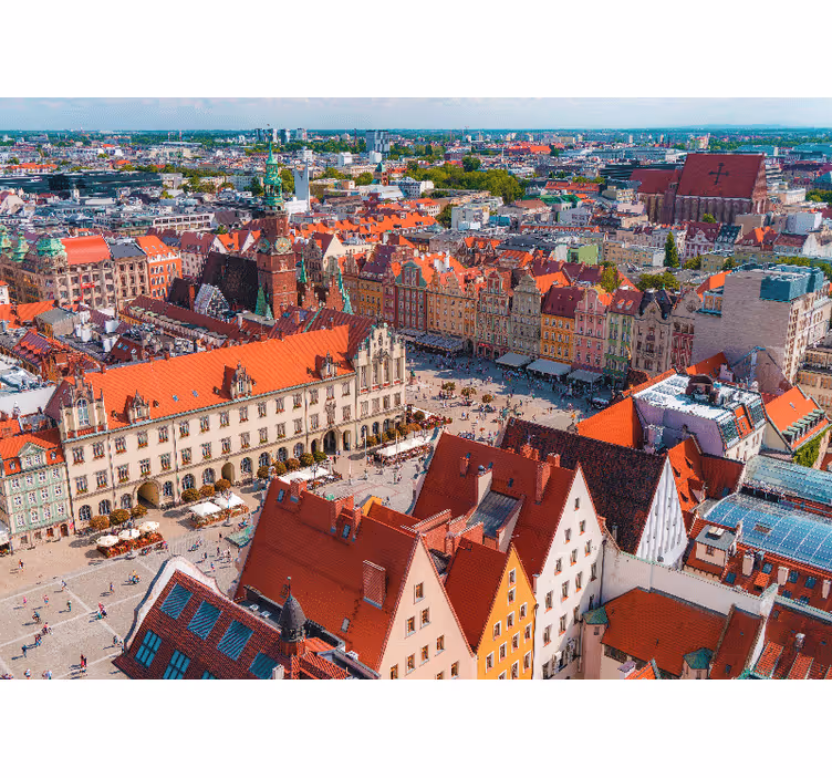 Rullegardin stue wrocław panorama - Tenstickers