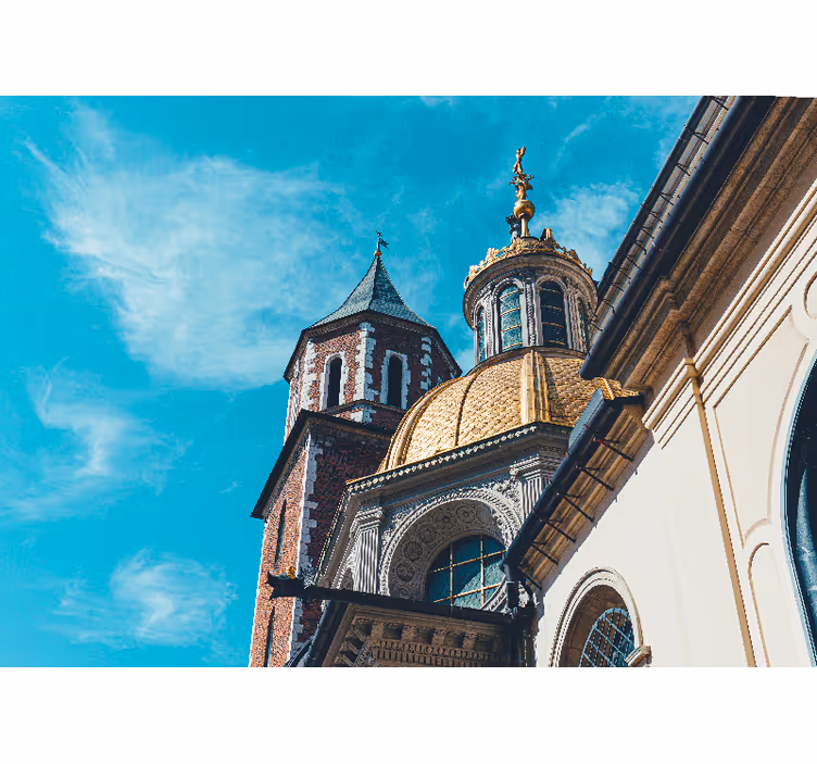 Rullegardin stue utsikt mot wawel - Tenstickers