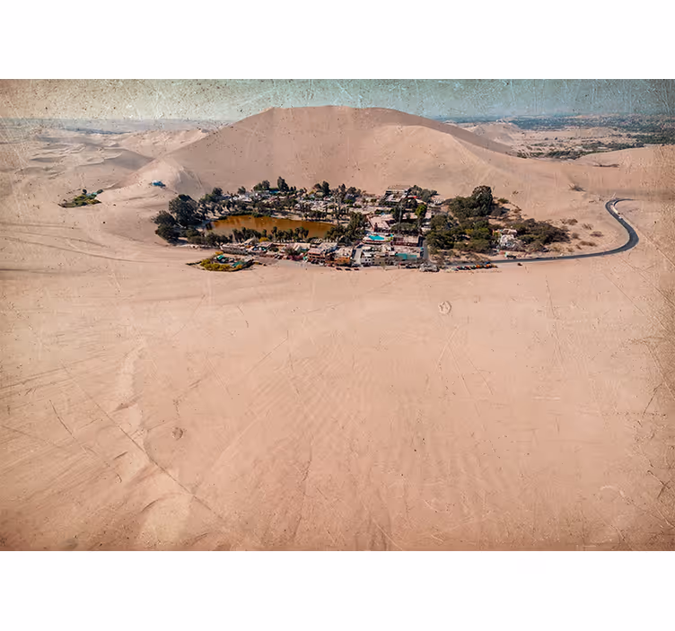 Rullegardin stue sandy huacachina - Tenstickers