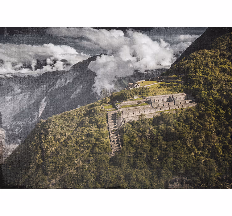 Rullegardin stue fugleperspektiv av choquequirao - Tenstickers