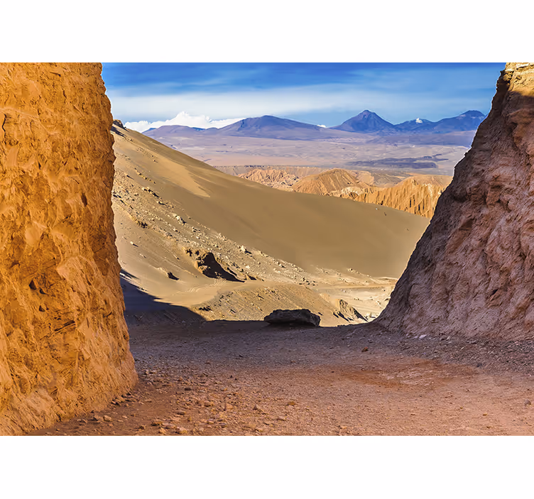 Rullegardin stue atacama ørken design - Tenstickers