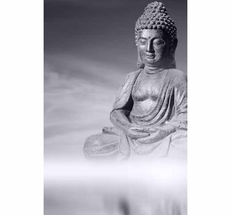 Rullegardin stue buddha zen - Tenstickers
