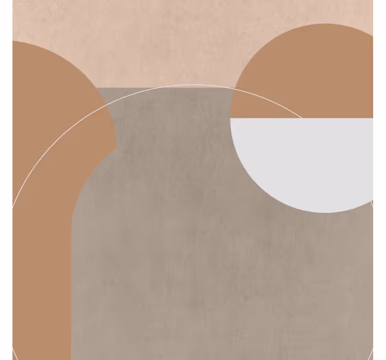 Rullegardin stue uregelmessig geometrisk stil - Tenstickers