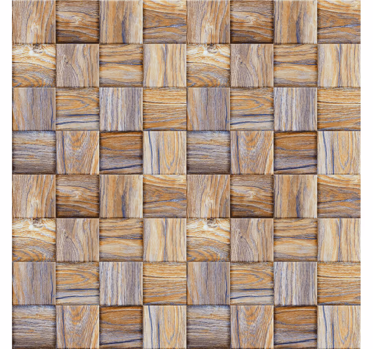 Rullegardin stue 80-talls treimitasjon mosaikk - Tenstickers