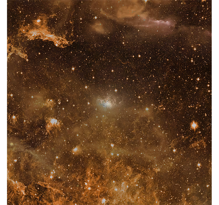 Rullegardin stue mystiske skyer rommet cosmos - Tenstickers