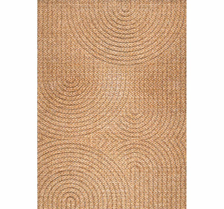 Rullegardin beige buet veveffekt - Tenstickers
