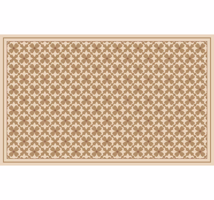 Rullegardin beige vintage beige rutemønster - Tenstickers