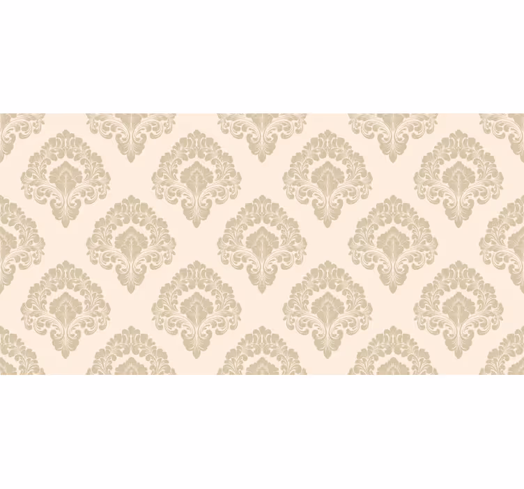 Rullegardin beige fransk provinsial gullblomstermønster - Tenstickers