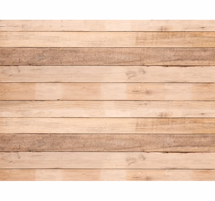Rullegardin beige med naturlig treplankemønster - Tenstickers