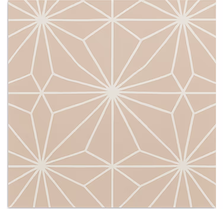 Rullegardin beige med stjerner mønster - Tenstickers