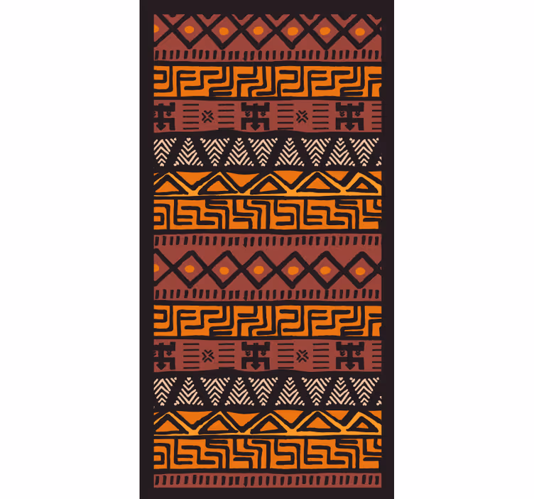 Rullegardin rom afrikansk stil - Tenstickers