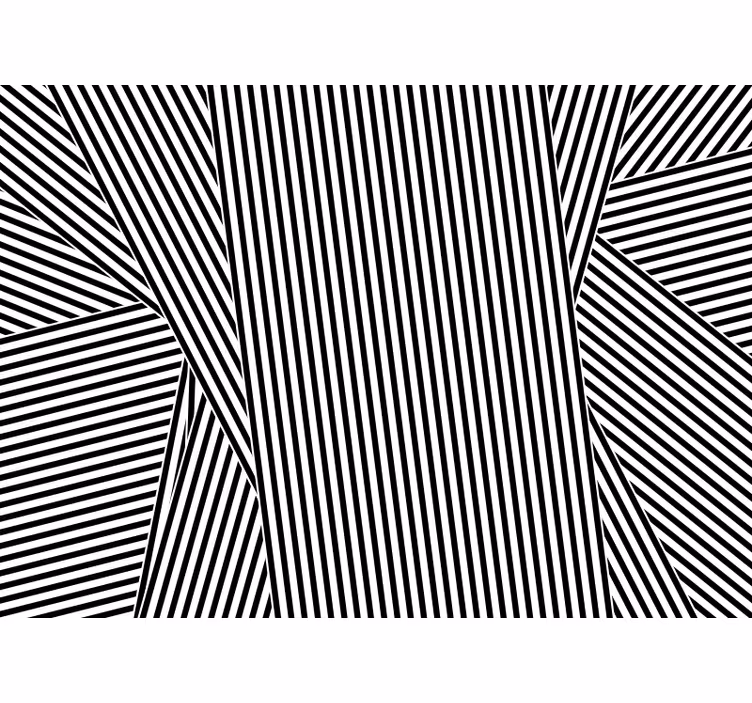 Rullegardin rom med overlappende striper - Tenstickers