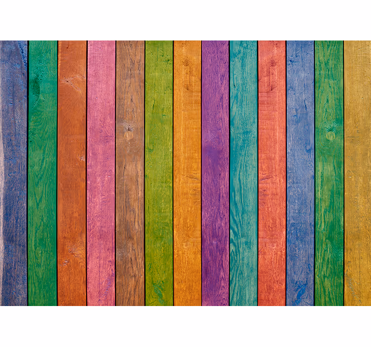 Rullegardin rom i tre multicolor mønster - Tenstickers