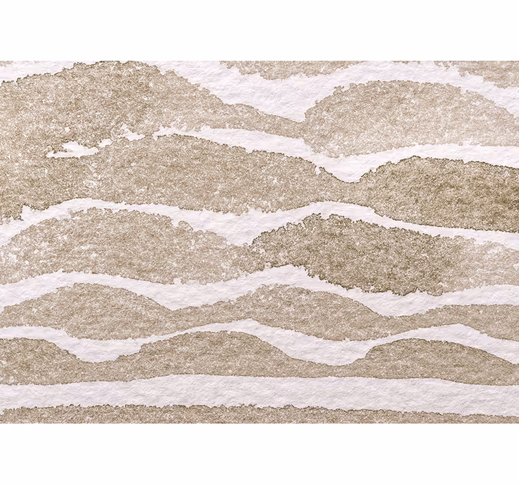 Rullegardin beige med bølger i lysebrune farger - Tenstickers
