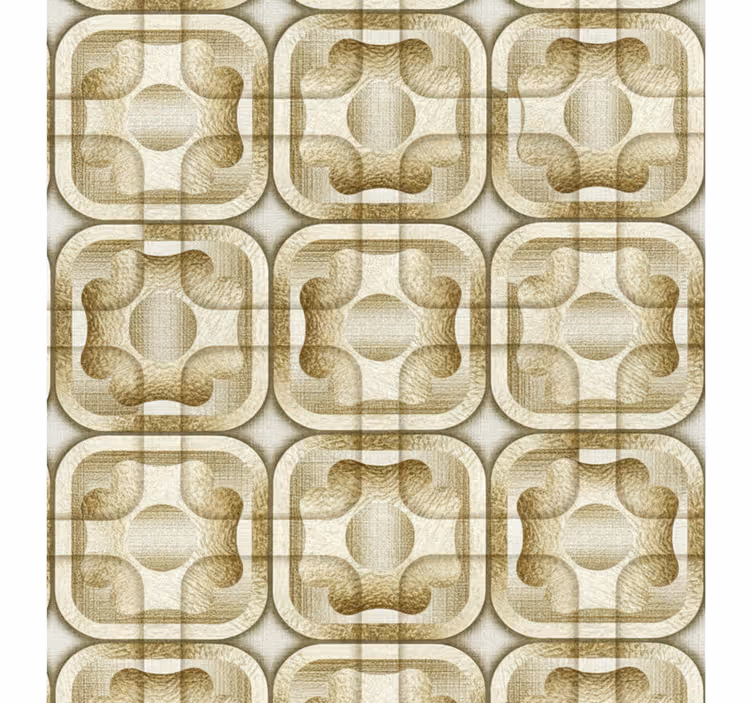 Rullegardin vintage med mønster - Tenstickers