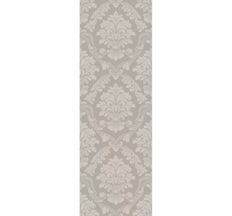 Rullegardin vintage med elegante bladdetaljer - Tenstickers