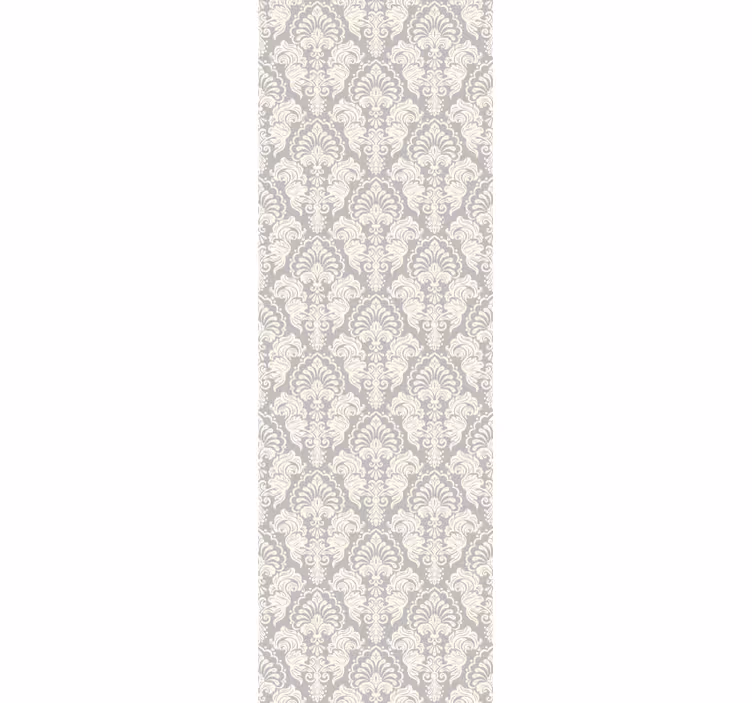 Rullegardin vintage med elegant blomsterdesign - Tenstickers