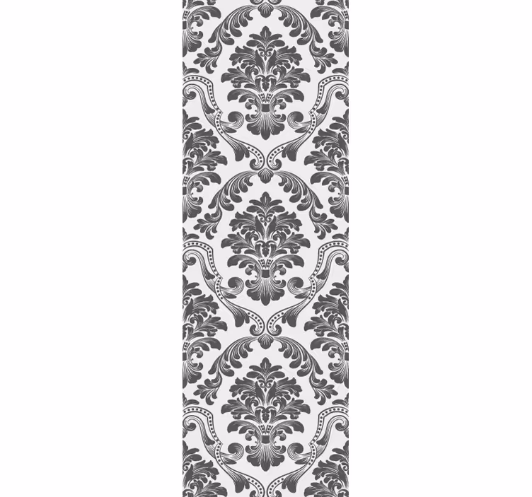 Rullegardin vintage klassisk blomsterdesign - Tenstickers
