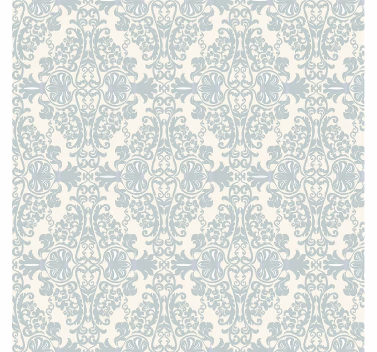 Rullegardin vintage grønt mønster - Tenstickers