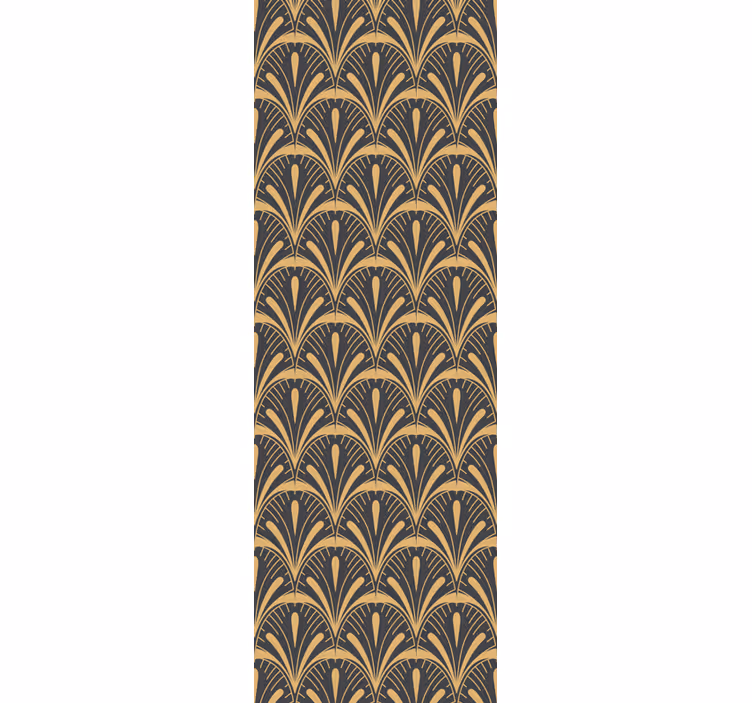 Rullegardin vintage art deco vifte - Tenstickers
