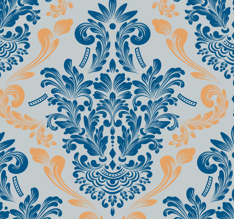 Rullegardin vintage barokk - Tenstickers