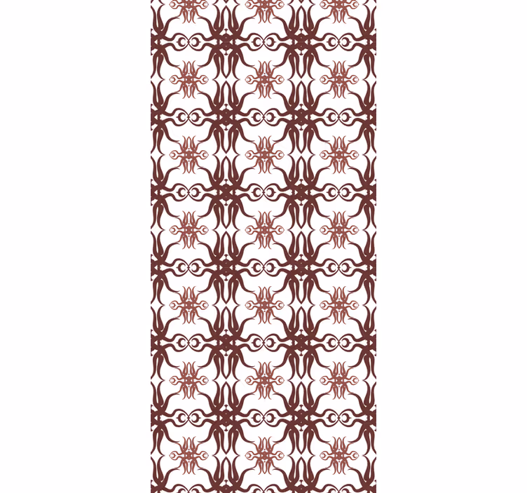 Rullegardin vintage originalt design damaskstil - Tenstickers