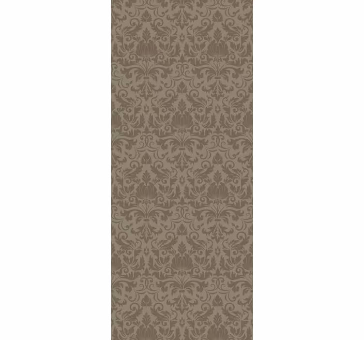Velvetflokkede rullegardin vintage - Tenstickers
