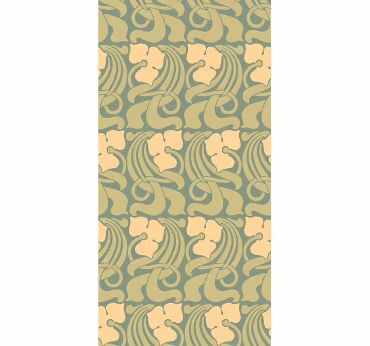 Rullegardin vintage moderne stil mønster - Tenstickers
