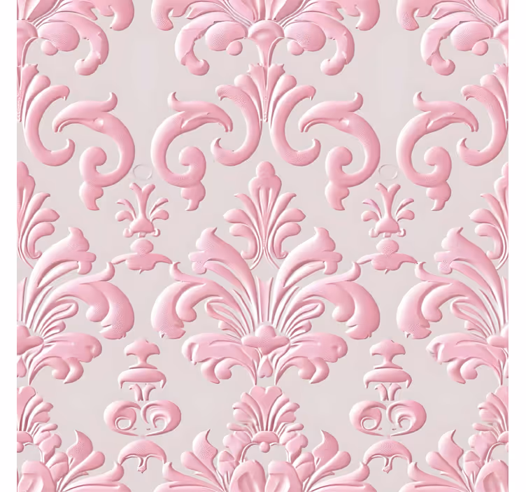 Rullegardin vintage rosa mønster - Tenstickers