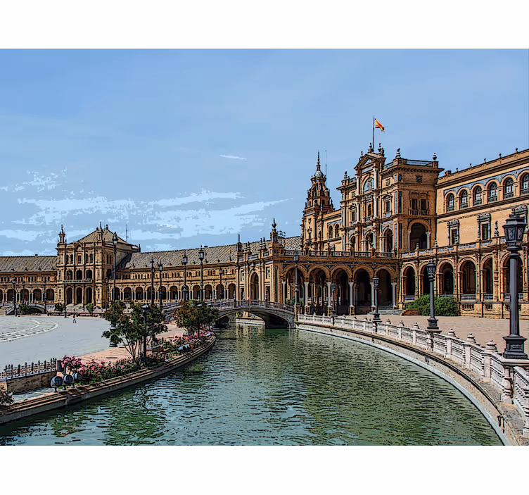 Rullegardin stue plaza españa i sevilla - Tenstickers