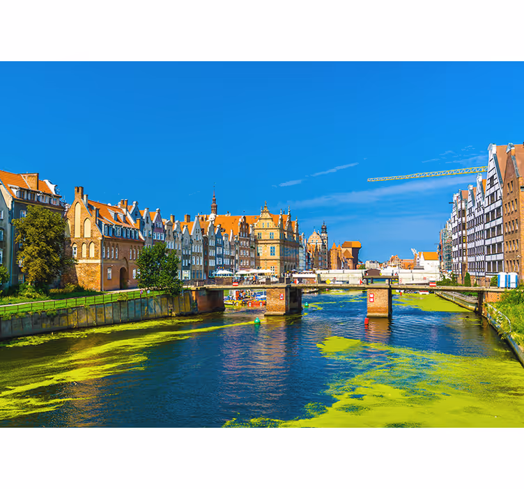 Utsikt fra sentrum av gdańsk rullegardin stue - Tenstickers
