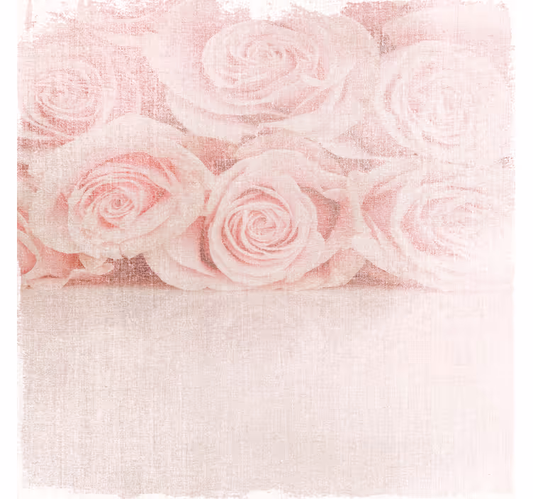 Rullegardin stue lyse rosa roser shabby chic - Tenstickers