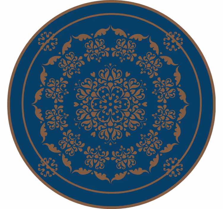 Rullegardin rom stor gammeldags mandala - Tenstickers