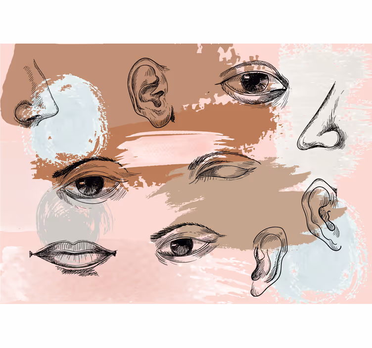 Rullegardin rom kunstnerisk design - Tenstickers