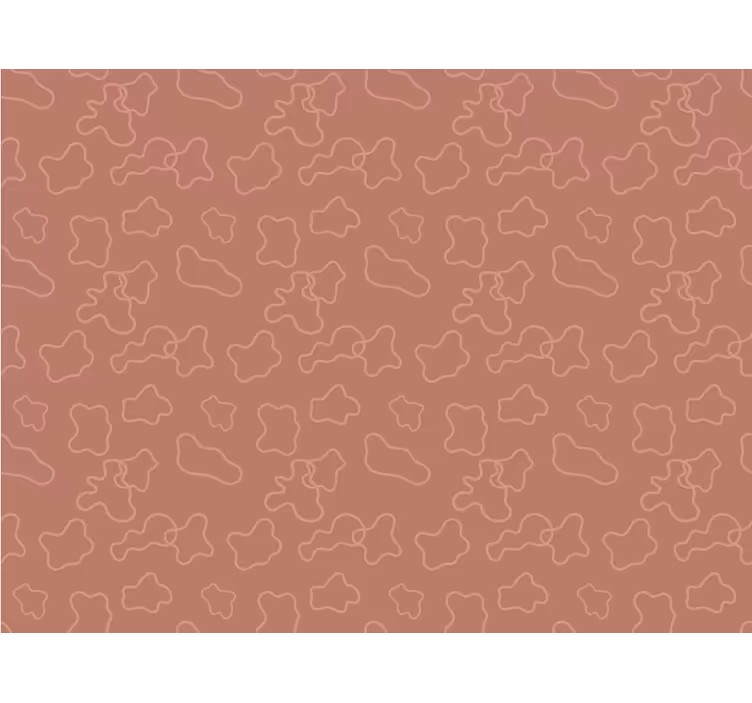 Rullegardin rom terracotta uregelmessige sirkler - Tenstickers