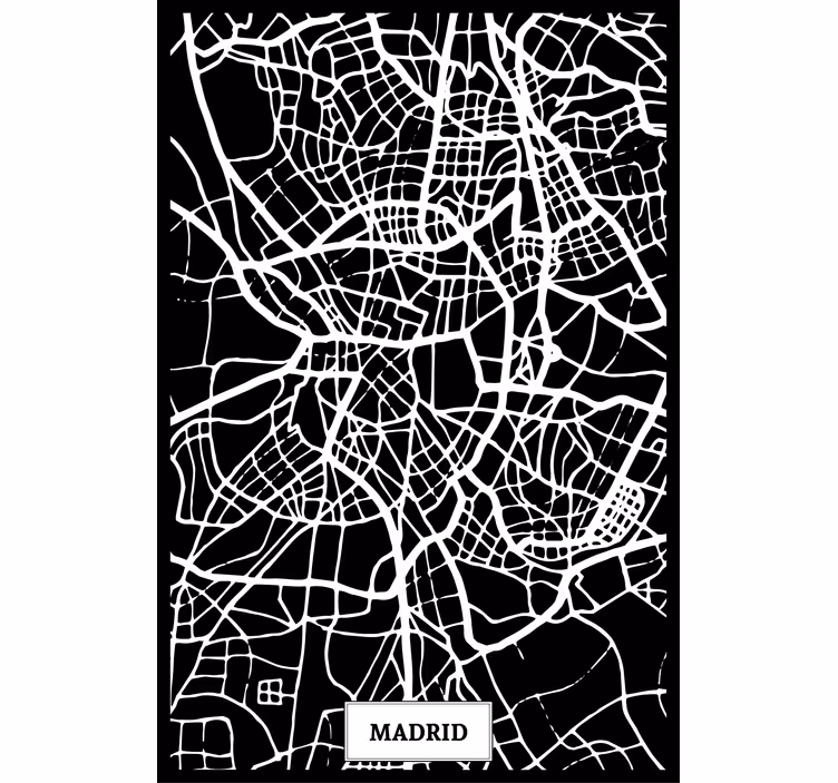Rullegardin stue topografisk kart madrid - Tenstickers