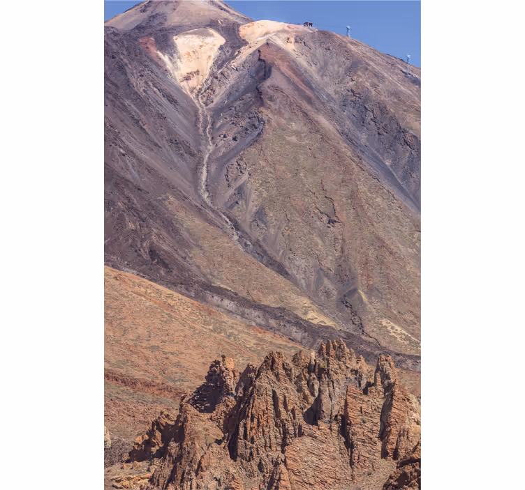 Rullegardin stue utsikt mot teide - Tenstickers