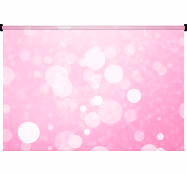 Rullegardin rom med rosa bokeh lys - Tenstickers