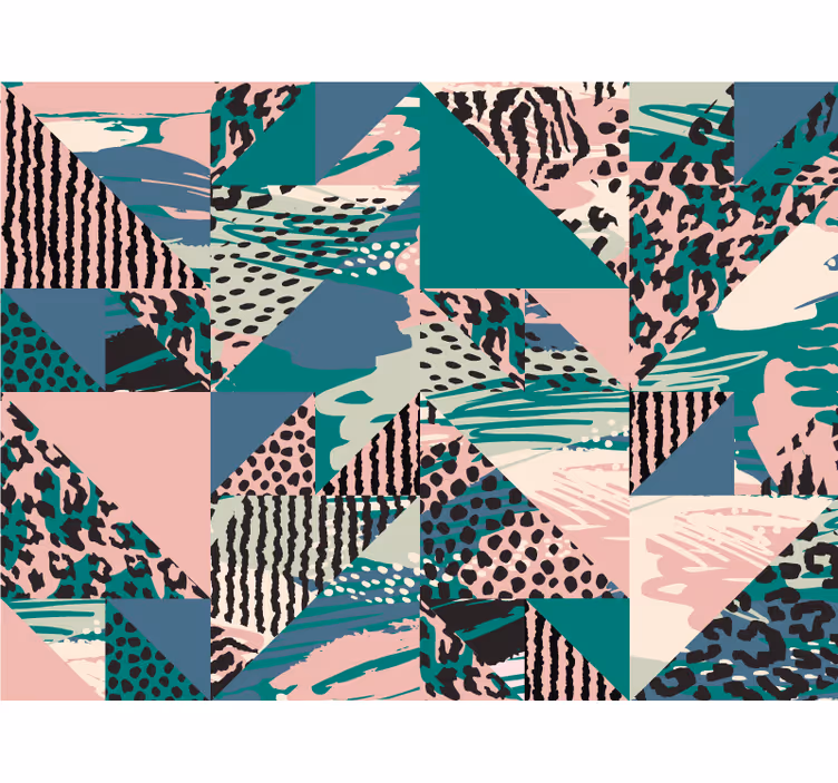 Rullegardin rom etnisk leopardfliser - Tenstickers