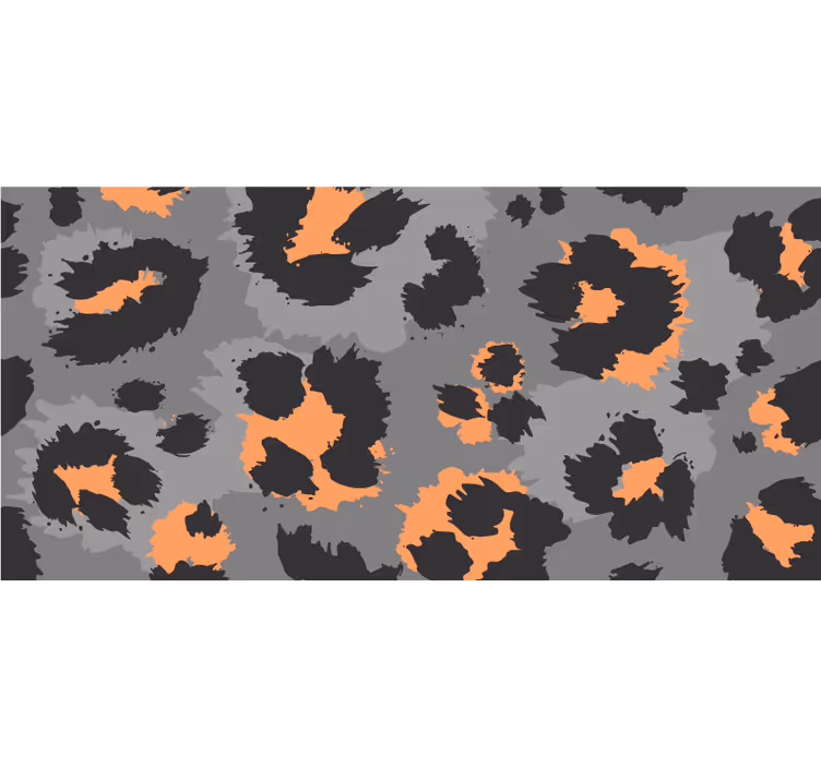 Rullegardin rom grå leopardmønster - Tenstickers
