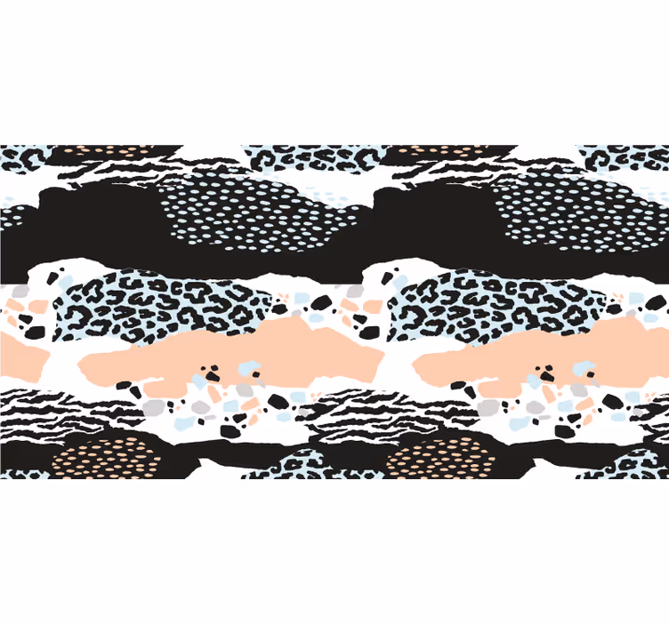 Rullegardin rom i elegant leopardmønster - Tenstickers