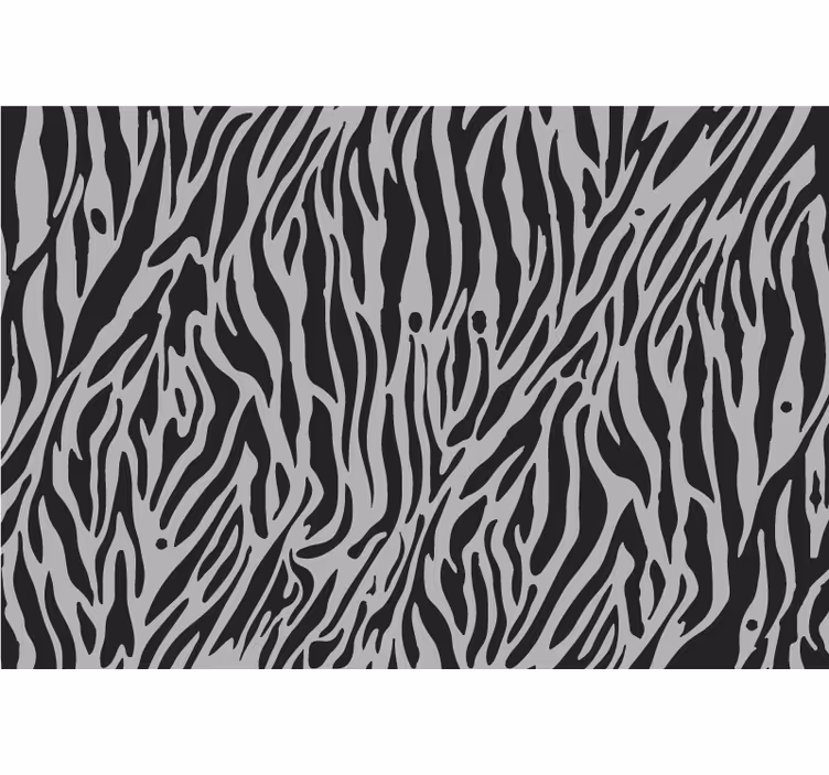 Rullegardin rom grå zebra - Tenstickers
