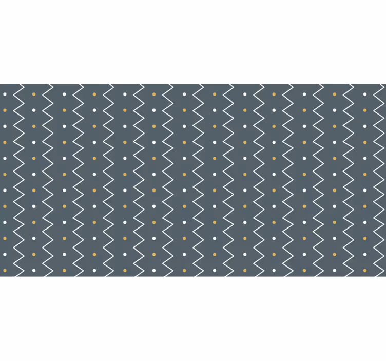 Rullegardin rom med nordisk geometrisk mønster - Tenstickers